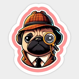 Detective dog Sticker